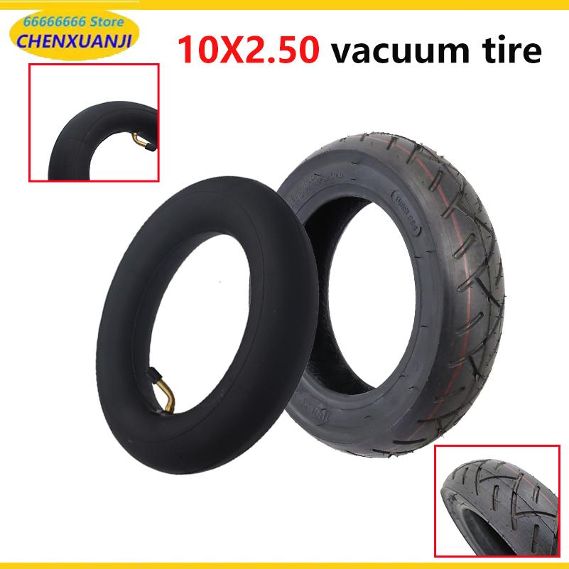 10X2.50 vacuum tyre is suitabl - Folding Electric Scooter review and price