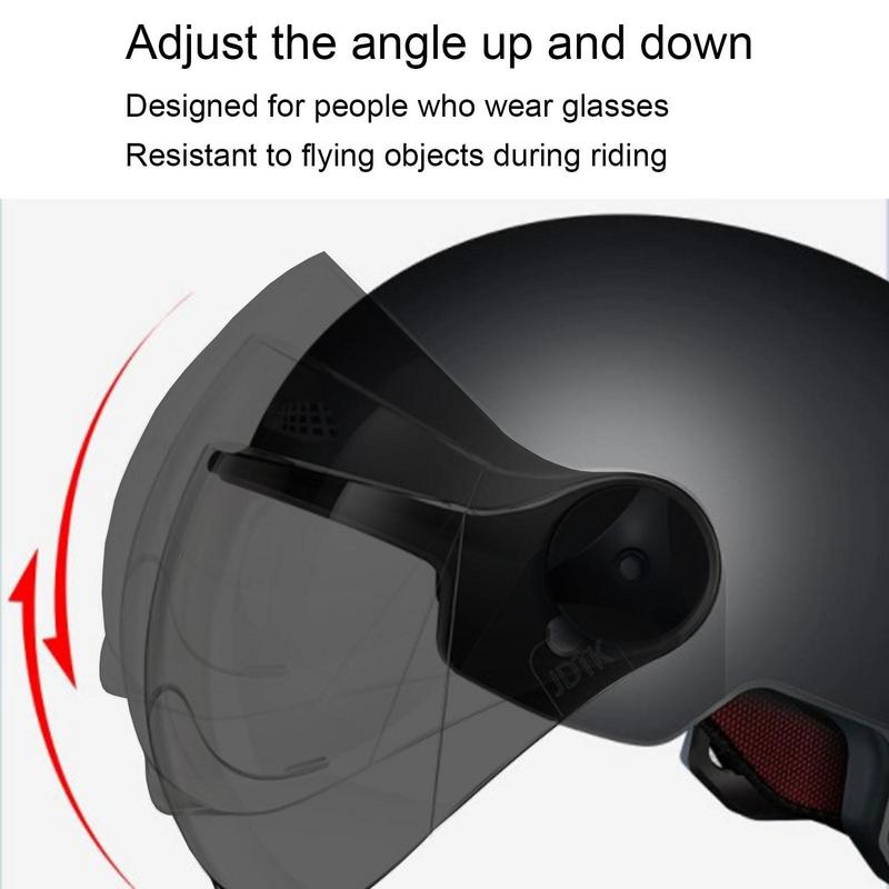 Motorcycle Helmet Jet Style Bi - Scooter Helmet Set review and price