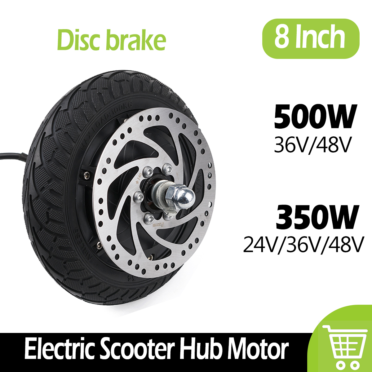 8 Inch Electric Scooter Motor  - Electric Scooter 500W review and price