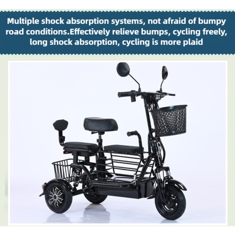 NEW Adult Tricycle Travel Pare - Folding Electric Scooter review and price